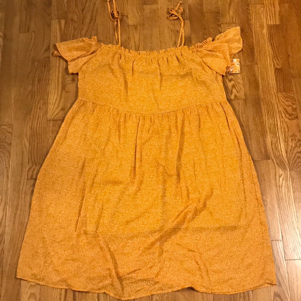 NWT Mustard Yellow Dress XL